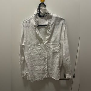 Zara floral shirt